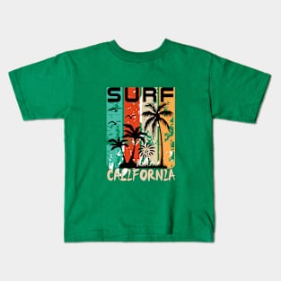 Surf californiya Kids T-Shirt